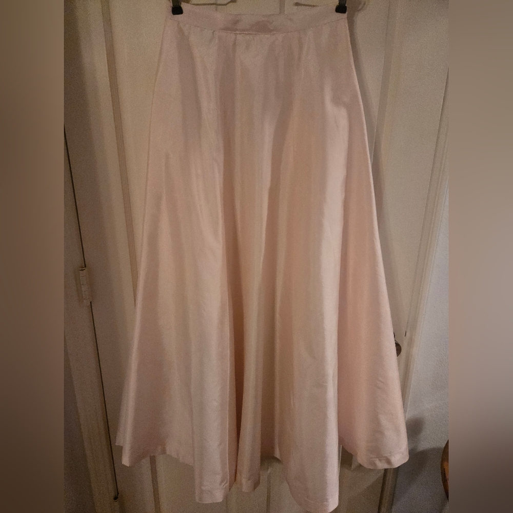 Marisa Baratelli Silk Taffeta Maxi Skirt